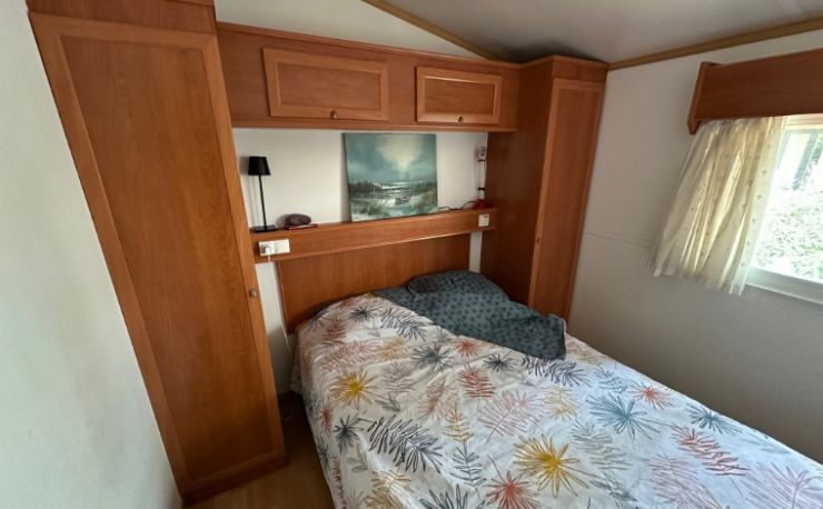 Zéér luxe stacaravan met airco. 