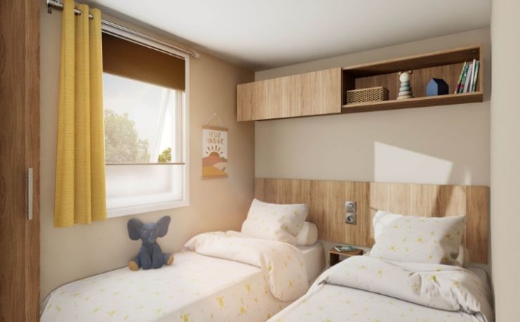 Nieuwe luxe mobilhome - 3 slaapkamers - 2 badkamers